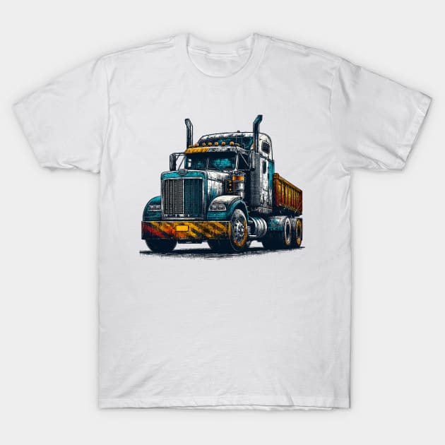 Truck Tractor T-Shirt by Vehicles-Art